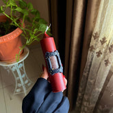 Haunted Frame Pillar Candle
