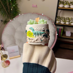 Dinosaur Garden Candle
