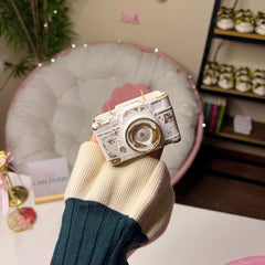 Vintage Camera Candle