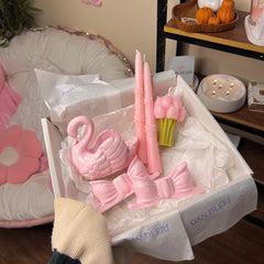 Pinky swan tulips