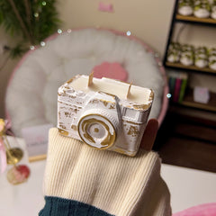 Vintage Camera Candle