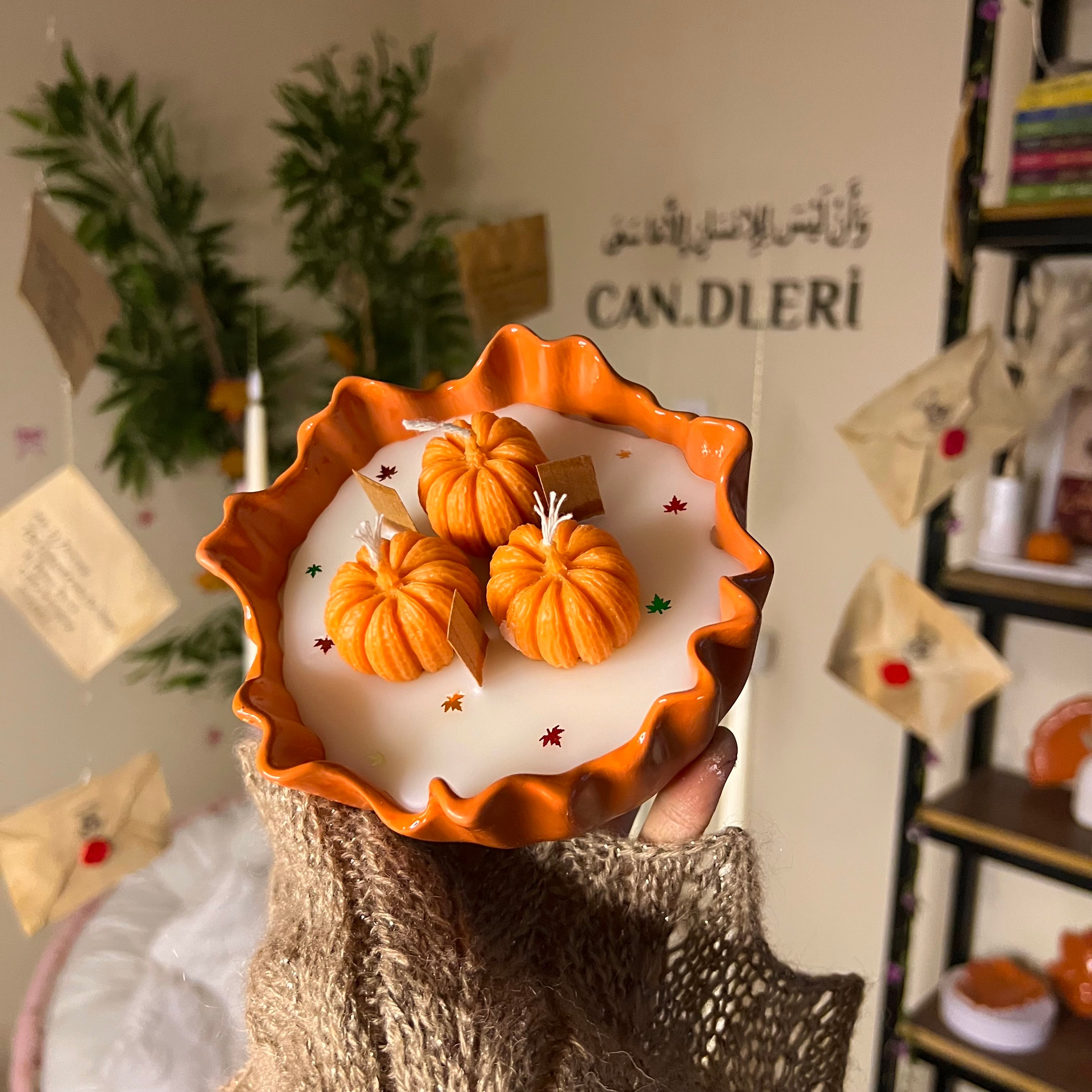 Pumpkin Harvest Candle Bowl