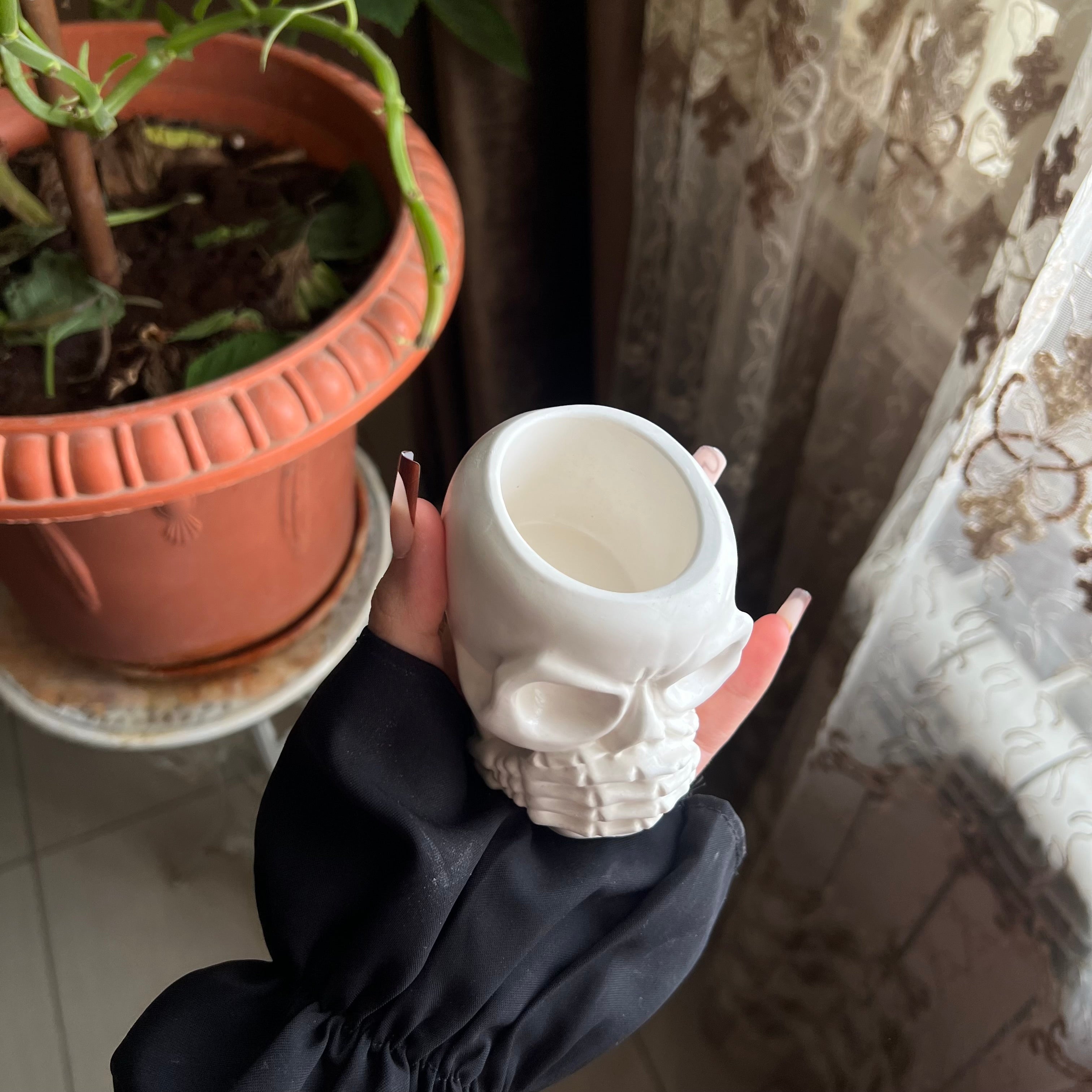 Skull Candle Holder Collection – See No Evil, Speak No Evil & Hear No Evil