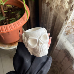 Skull Candle Holder Collection – See No Evil, Speak No Evil & Hear No Evil
