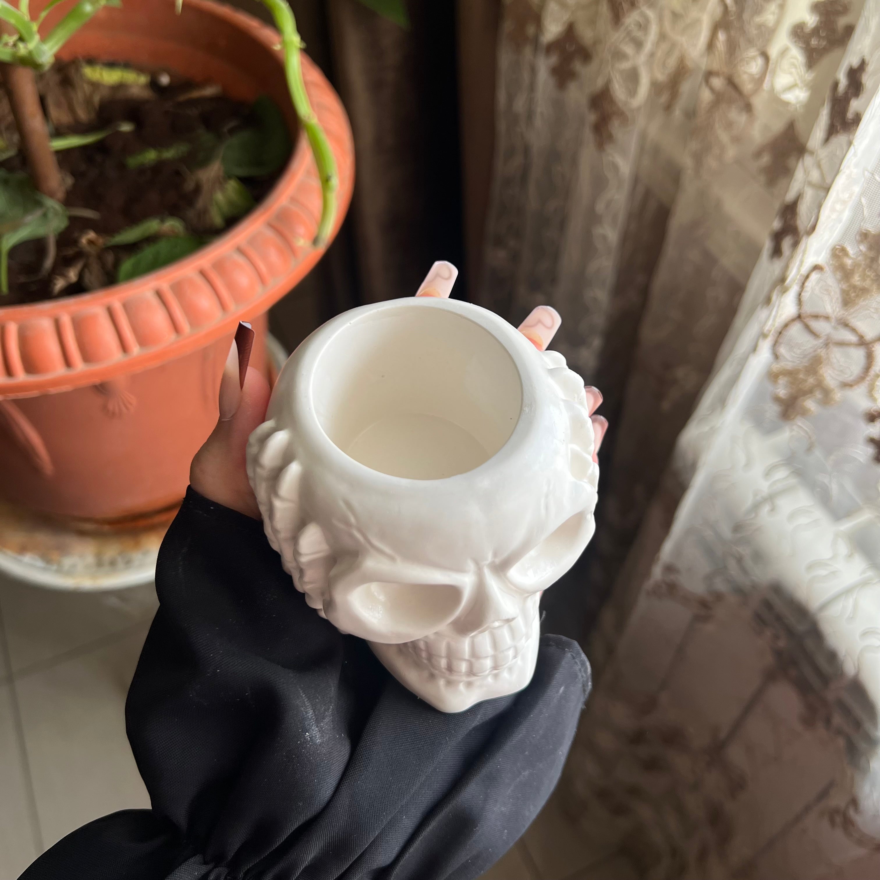 Skull Candle Holder Collection – See No Evil, Speak No Evil & Hear No Evil